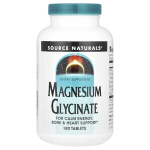 Source Naturals Glicinato de Magnésio 180 Comprimidos
