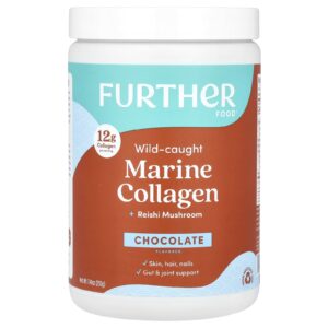 Further Food Colágeno Marinho Selvagem + Cogumelo Reishi Chocolate 210 g (741 oz)