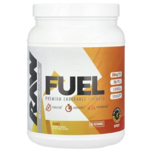 Raw Nutrition Fuel Fórmula Premium de Resistência Laranja 1.620 g (5728 oz)