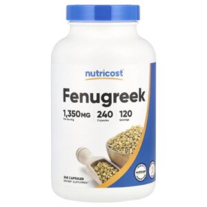 Nutricost Fenacho 240 Cápsulas (675 mg por Cápsula)