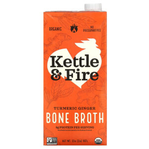 Kettle & Fire Bone Caldo Cúrcuma e Gengibre 907 g (32 oz)