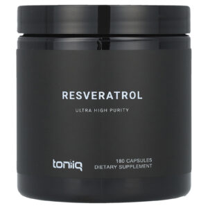 Toniiq Resveratrol 180 Cápsulas (300 mg por Cápsula)