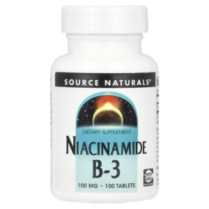 Source Naturals Nicotinamida B-3 100 mg 100 Comprimidos