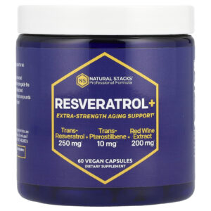 Natural Stacks Resveratrol+ 60 Cápsulas Veganas