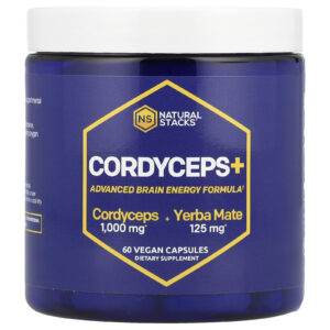 Natural Stacks Cordyceps+ 60 Cápsulas Veganas