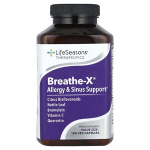 LifeSeasons Breathe-X® 180 Cápsulas Vegetais