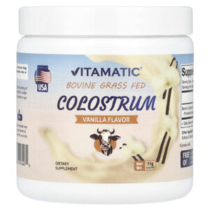 Vitamatic Colostro Bovino de Gado Criado no Pasto Baunilha 72 g (253 oz)