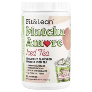 Fit & Lean Chá Gelado Matcha Amore Chá de Pêssego 141 g (5 oz)