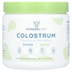 Wondercow Colostro em Pó Matcha 140 g (49 oz)
