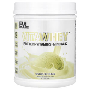 EVLution Nutrition VitaWhey™ Sorvete de Baunilha 554 g (195 oz)