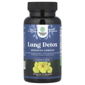 Natures Craft Detox Pulmonar 30 Cápsulas