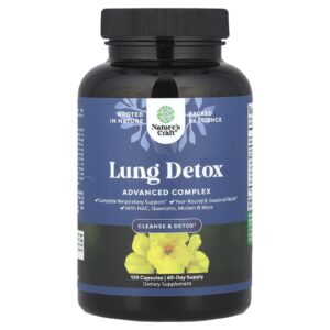 Natures Craft Detox Pulmonar 120 Cápsulas