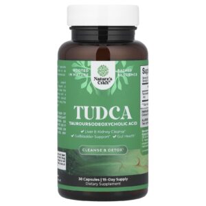 Natures Craft TUDCA 30 Cápsulas (250 mg por Cápsula)