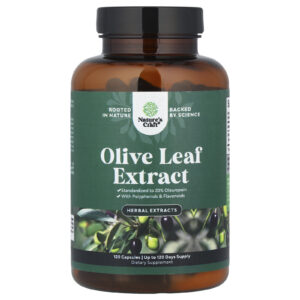 Natures Craft Extrato de Folha de Oliva 750 mg 120 Cápsulas
