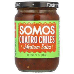 Somos Cuatro Chiles Salsa Médio 340 g (12 oz)