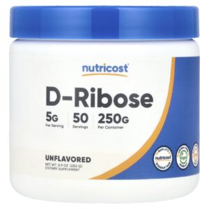 Nutricost D-Ribose Sem Sabor 250 g (89 oz)