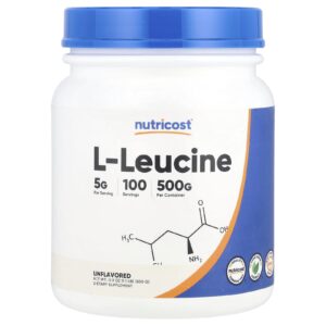 Nutricost L-Leucina Sem Sabor 500 g (179 oz)
