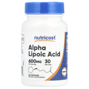 Nutricost Ácido Tióctico 60 Cápsulas (300 mg por Cápsula)