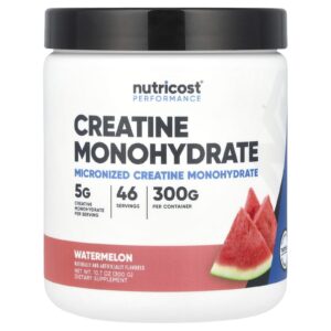 Nutricost Performance Creatina Mono-Hidratada Melancia 300 g (107 oz)