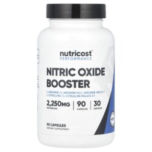 Nutricost Performance Reforço de Óxido Nítrico 90 Cápsulas