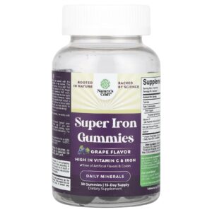 Natures Craft Gomas Super Ferro Uva 30 Gomas