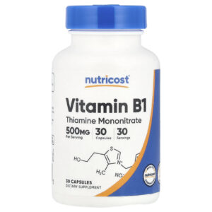Nutricost Vitamina B1 500 mg 30 Cápsulas