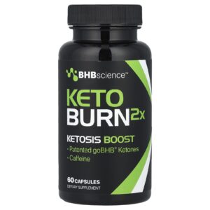 Real Ketones BHBscience™ Keto Burn2X 60 Cápsulas
