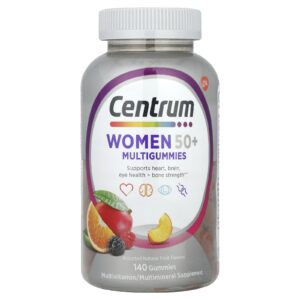 Centrum Multigomas para Mulheres Acima de 50 Anos Frutas Naturais Sortidas 140 Gomas