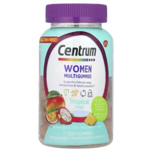 Centrum Multigomas para Mulheres Frutas Tropicais 100 Gomas