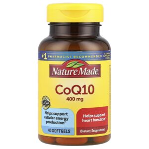 Nature Made CoQ10 400 mg 40 Cápsulas Softgel