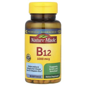 Nature Made Vitamina B12 1.000 mcg 90 Cápsulas Softgel