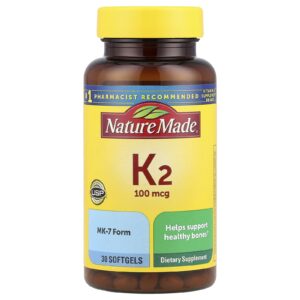 Nature Made Vitamina K2 100 mcg 30 Cápsulas Softgel
