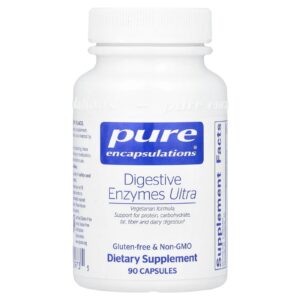 Pure Encapsulations Enzimas Digestivas Ultra 90 Cápsulas