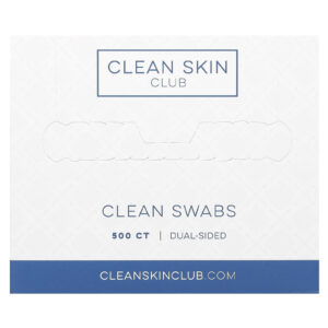 Clean Skin Club Cotonetes Limpos Dupla Face 500 Unidades