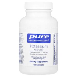 Pure Encapsulations Potássio (Citrato) 200 mg 180 Cápsulas