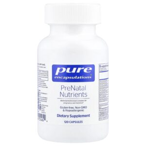 Pure Encapsulations Nutrientes Pré-Natais 120 Cápsulas