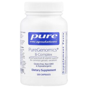 Pure Encapsulations Complexo B PureGenomics® 120 Cápsulas