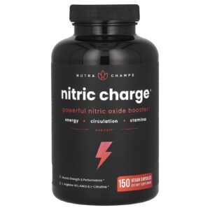NutraChamps Nitric Charge 150 Cápsulas Veganas
