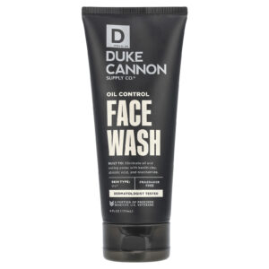 Duke Cannon Supply Co. Sabonete Líquido Facial com Controle de Oleosidade Sem Perfume 177 ml (6 fl oz)