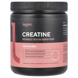 Legion Athletics Creatina Creatina Mono-hidratada Micronizada Sem Sabor 312 g (069 lb)