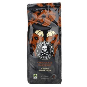 Death Wish Coffee Café Moído com Sabor Chocolate e Avelã 283 g (10 oz)