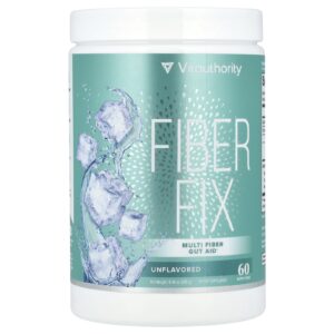 Vitauthority Fiber Fix Auxílio Intestinal com Multifibras Sem Sabor 240 g (846 oz)
