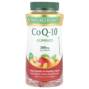 Natures Bounty Gomas CoQ-10 Pêssego e Manga 100 Gomas (100 mg por Goma)
