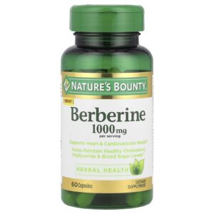 Natures Bounty Berberina 60 Cápsulas (500 mg por Cápsula)