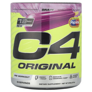 C4 / Cellucor C4® Original Pré-treino Uva Popsicle® 246 g (87 oz)