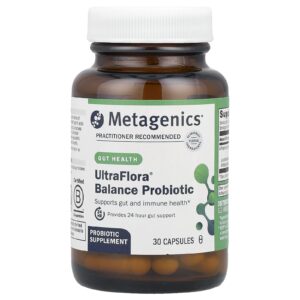 Metagenics Probiótico UltraFlora® Balance 55 mg (15 Bilhões de UFCs) 30 Cápsulas