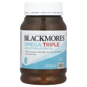 Blackmores Ômega Triple Óleo de Peixe Superpotente 900 mg 150 Cápsulas