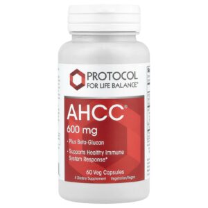 Protocol for Life Balance AHCC® mais Beta-Glucan 60 Cápsulas Vegetais