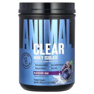 Animal Clear Isolado de Whey Whey Açaí de Mirtilo 500 g (11 lb)