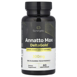 Sunergetic Annatto Max DeltaGold® 300 mg 60 Cápsulas Líquidas